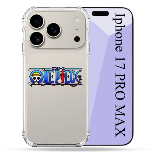 Coque Renforcée Transparente Pour Iphone 17 Pro Max One Piece Logo