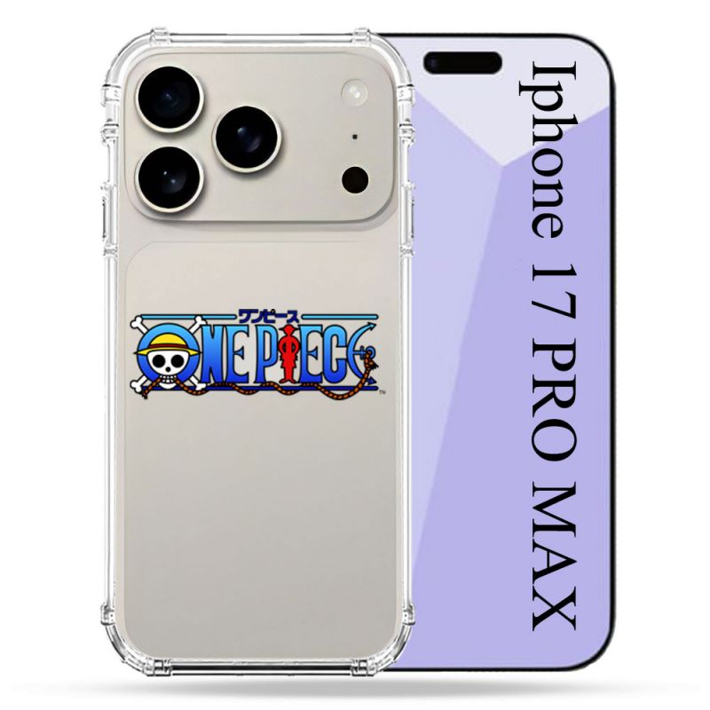 Coque Renforcée Transparente Pour Iphone 17 Pro Max One Piece Logo