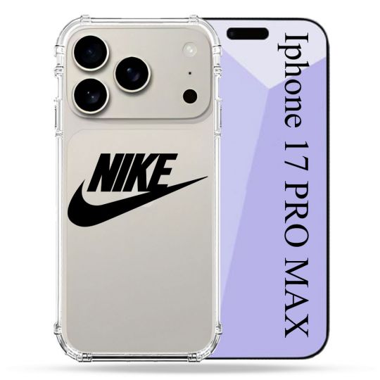 Coque Renforcée Transparente Pour Iphone 17 Pro Max Nike