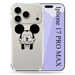 Coque Renforcée Transparente Pour Iphone 17 Pro Max Mickey doigt