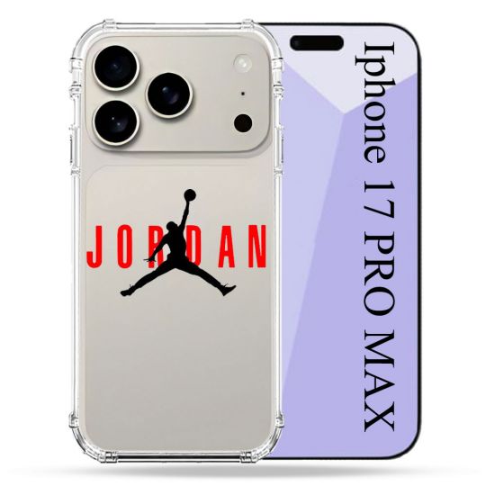 Coque Renforcée Transparente Pour Iphone 17 Pro Max Jordan