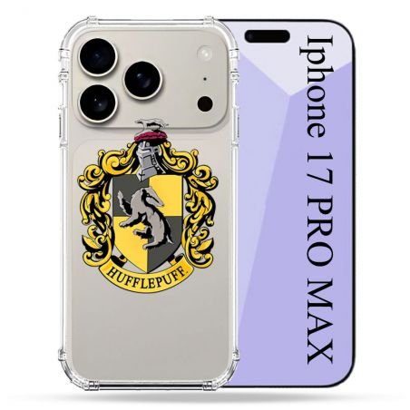 Coque Renforcée Transparente Pour Iphone 17 Pro Max Harry Potter Hufflepuff