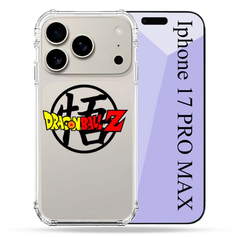 Coque Renforcée Transparente Pour Iphone 17 Pro Max Dragon Ball Logo