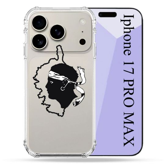 Coque Renforcée Transparente Pour Iphone 17 Pro Max Corse