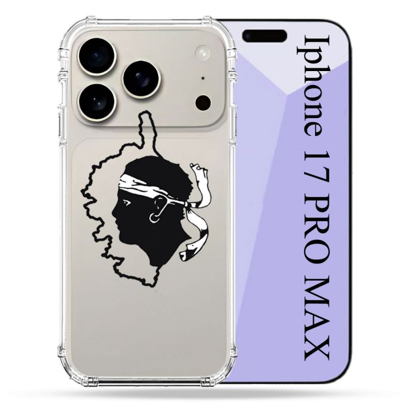 Coque Renforcée Transparente Pour Iphone 17 Pro Max Corse