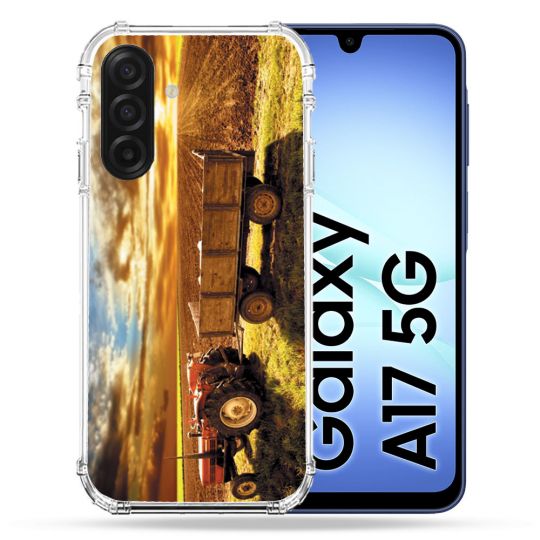 Coque Renforcée Pour Samsung Galaxy A17 5G Agriculture Tracteur Color
