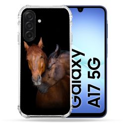 Coque Renforcée Pour Samsung Galaxy A17 5G Animal Cheval Marron