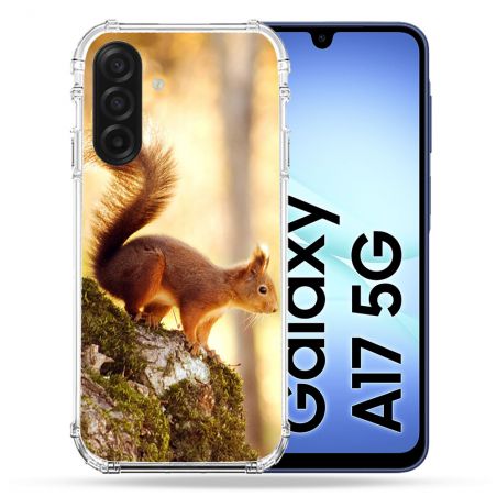 Coque Renforcée Pour Samsung Galaxy A17 5G Animal Ecureuil Bois
