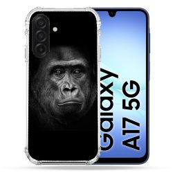 Coque Renforcée Pour Samsung Galaxy A17 5G Animal Gorille Noir