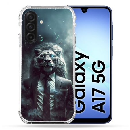 Coque Renforcée Pour Samsung Galaxy A17 5G Animal Lion Business