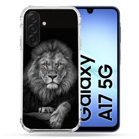 Coque Renforcée Pour Samsung Galaxy A17 5G Animal Lion Majestueux