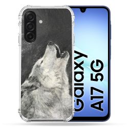 Coque Renforcée Pour Samsung Galaxy A17 5G Animal Loup Hurlement