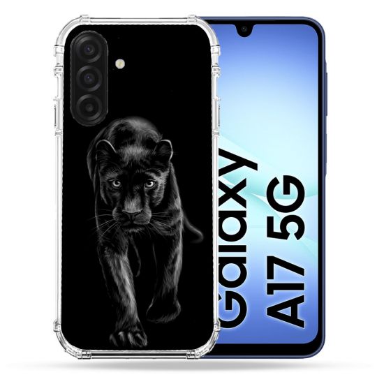 Coque Renforcée Pour Samsung Galaxy A17 5G Animal Panthère Noire