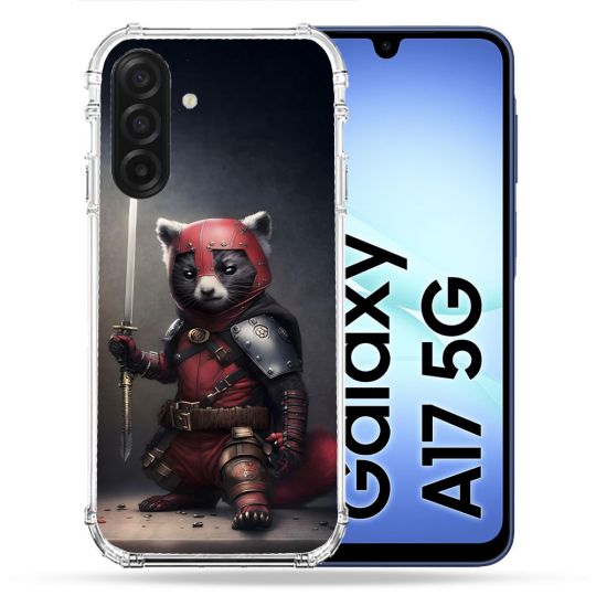 Coque Renforcée Pour Samsung Galaxy A17 5G Animal Raton Samouraï