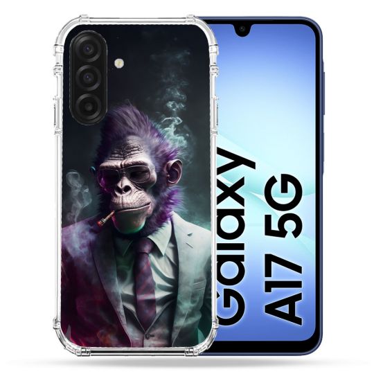 Coque Renforcée Pour Samsung Galaxy A17 5G Animal Singe Business