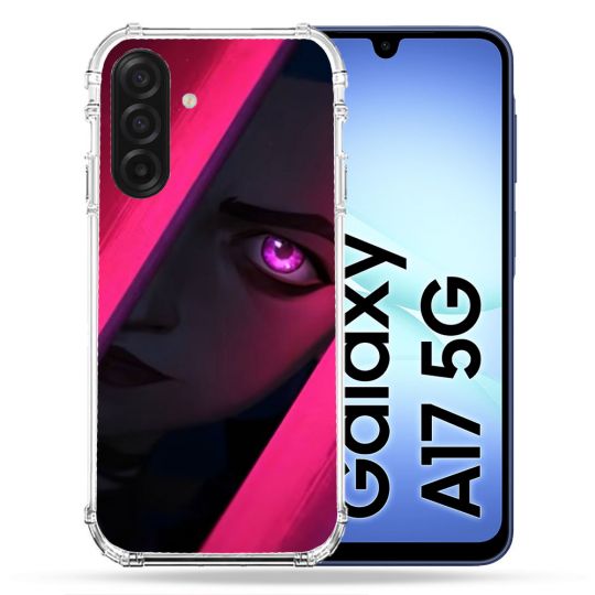 Coque Renforcée Pour Samsung Galaxy A17 5G Arcane Jinx Rose
