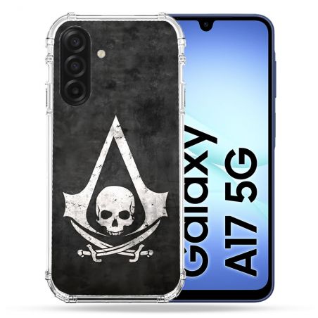 Coque Renforcée Pour Samsung Galaxy A17 5G Assassin Creed Tete Mort