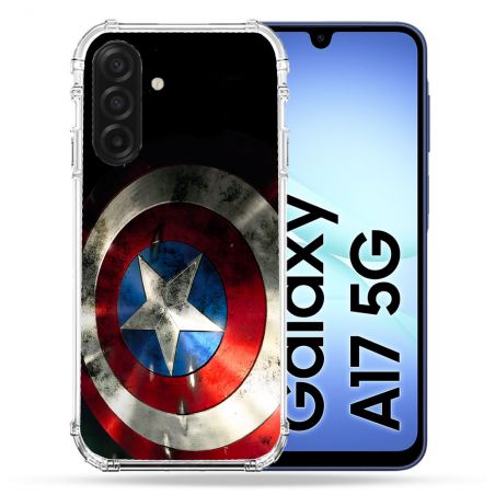 Coque Renforcée Pour Samsung Galaxy A17 5G Captain America Bouclier