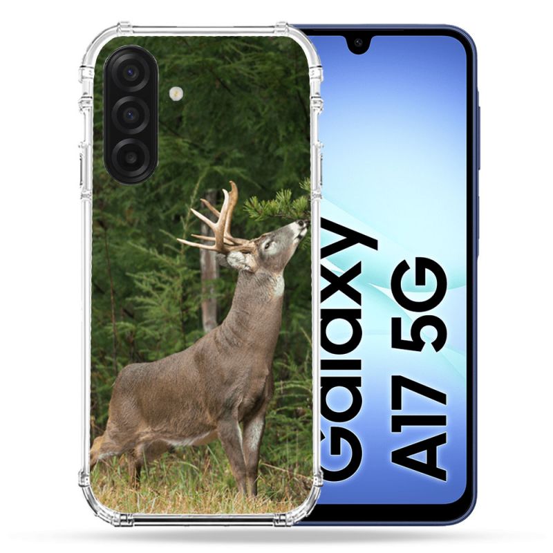 Coque Renforcée Pour Samsung Galaxy A17 5G Chasse Cerf