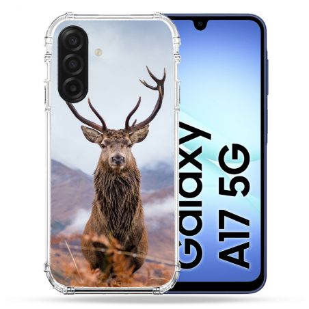 Coque Renforcée Pour Samsung Galaxy A17 5G Chasse Chevreuil Montagne