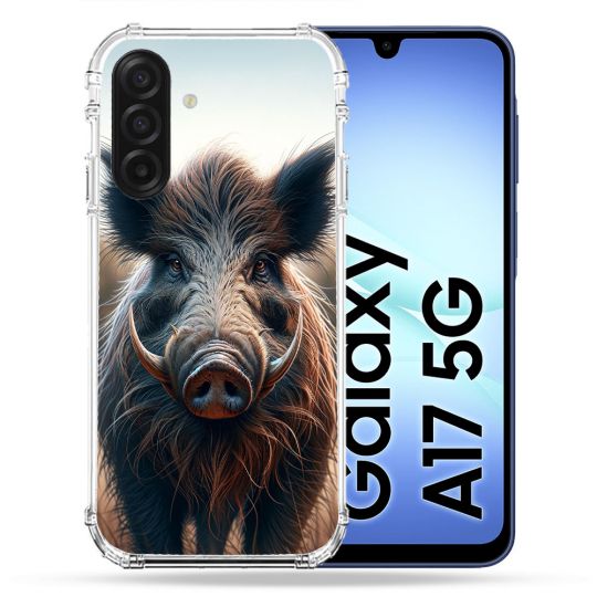 Coque Renforcée Pour Samsung Galaxy A17 5G Chasse Sanglier Attaque