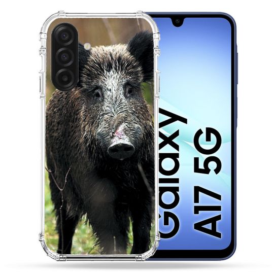 Coque Renforcée Pour Samsung Galaxy A17 5G Chasse Sanglier bois