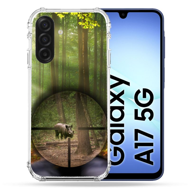Coque Renforcée Pour Samsung Galaxy A17 5G Chasse Sanglier Viseur
