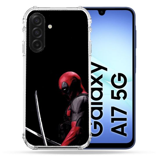 Coque Renforcée Pour Samsung Galaxy A17 5G Deadpool Epee