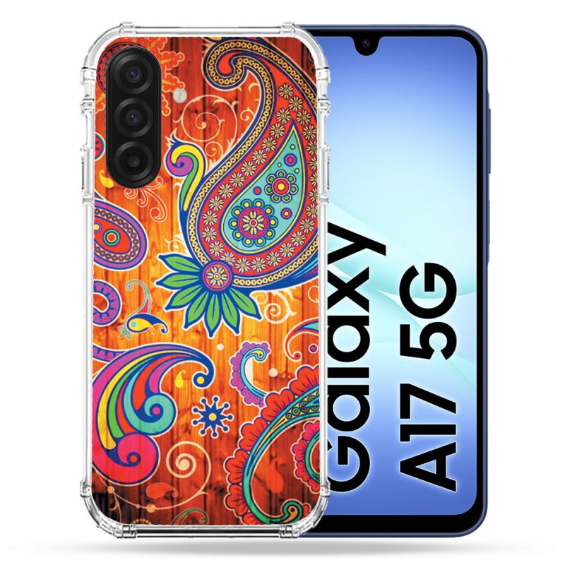 Coque Renforcée Pour Samsung Galaxy A17 5G Fleur Psychedelic