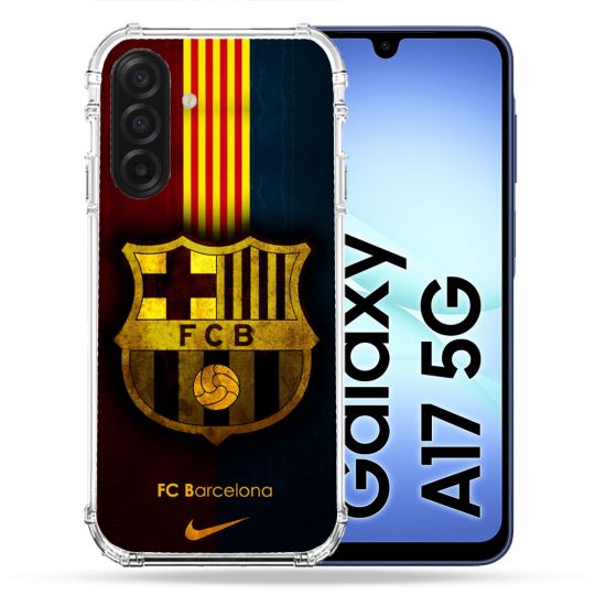 Coque Renforcée Pour Samsung Galaxy A17 5G Foot FC Barcelone Vintage