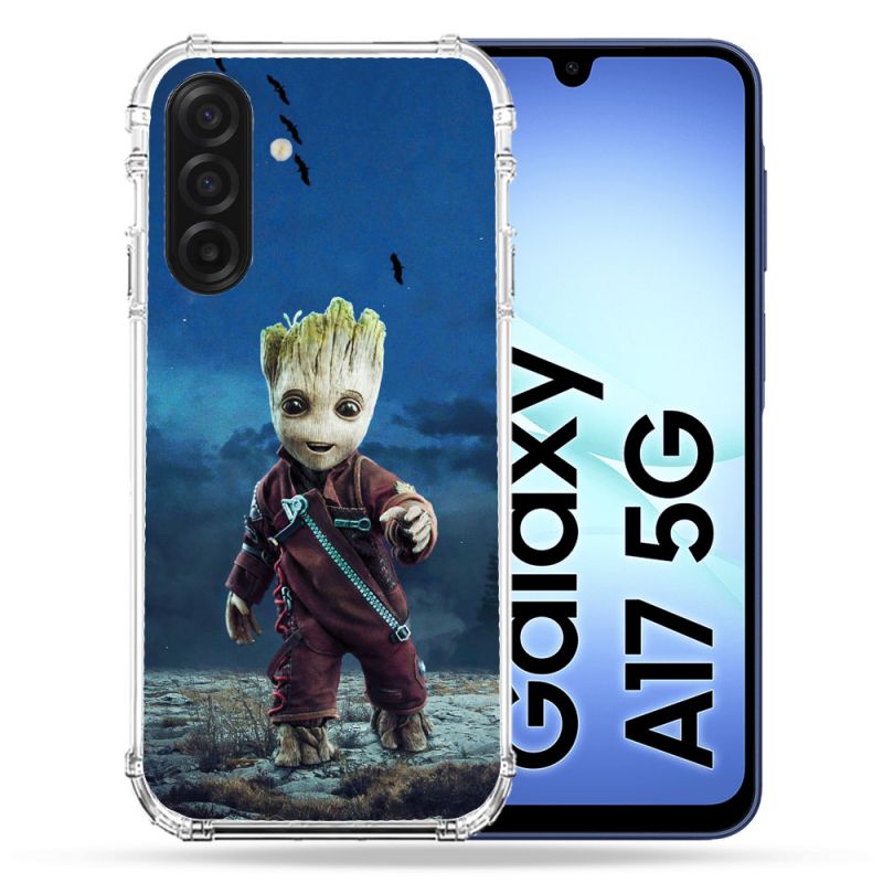 Coque Renforcée Pour Samsung Galaxy A17 5G Groot Bleu