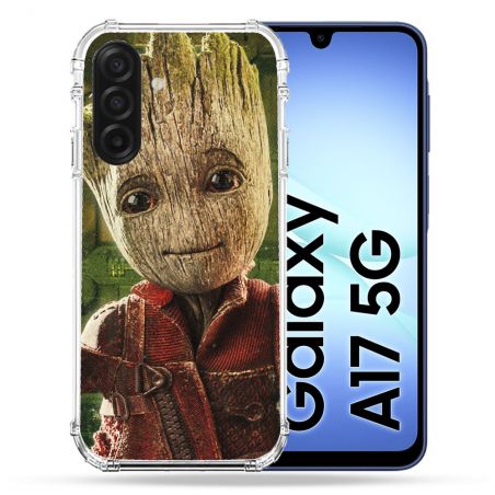 Coque Renforcée Pour Samsung Galaxy A17 5G Groot Vert