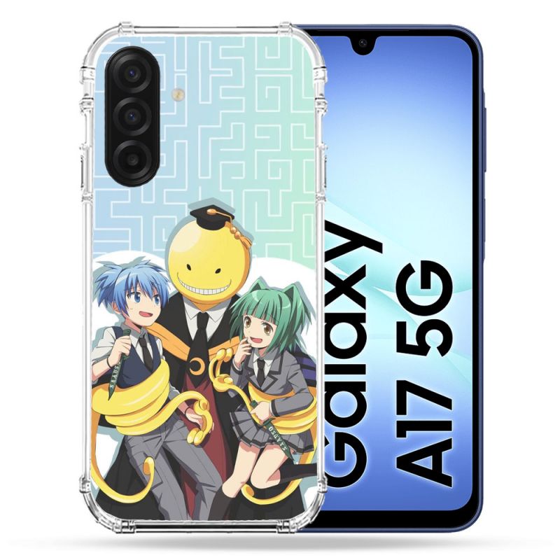 Coque Renforcée Pour Samsung Galaxy A17 5G Manga Assassination Classroom Kuro Trio