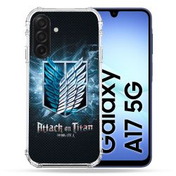 Coque Renforcée Pour Samsung Galaxy A17 5G Manga Attaque Titans Noir