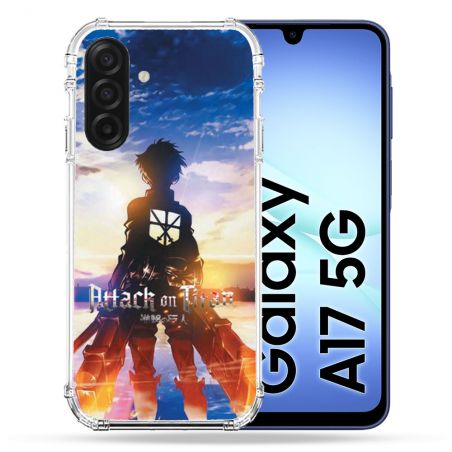 Coque Renforcée Pour Samsung Galaxy A17 5G Manga Attaque Titans Soleil
