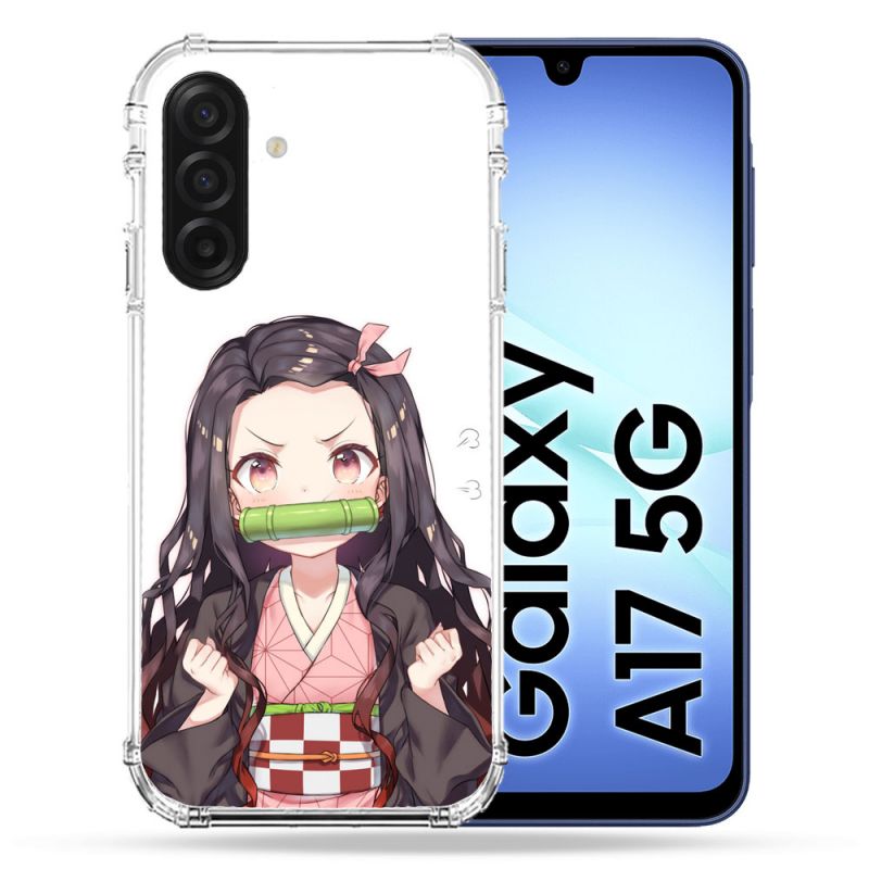 Coque Renforcée Pour Samsung Galaxy A17 5G Manga Demon Slayer Nezuko