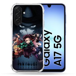 Coque Renforcée Pour Samsung Galaxy A17 5G Manga Demon Slayer Noir
