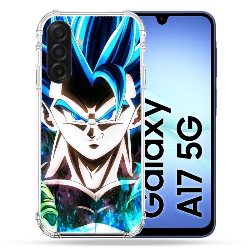Coque Renforcée Pour Samsung Galaxy A17 5G Manga Dragon Ball Gogeta Visage
