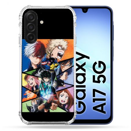 Coque Renforcée Pour Samsung Galaxy A17 5G Manga My Hero Academia Noir