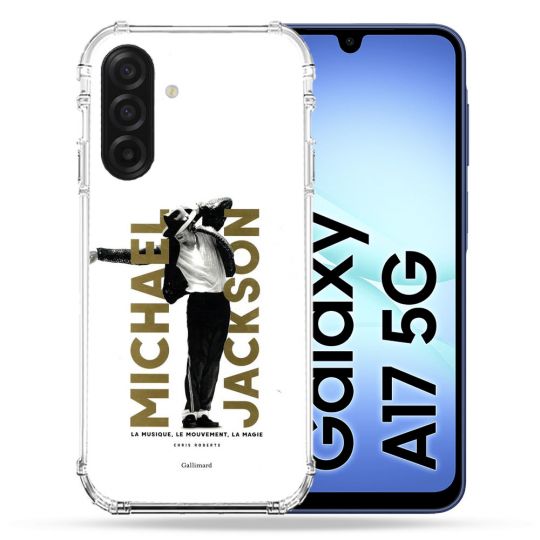 Coque Renforcée Pour Samsung Galaxy A17 5G Michael Jackson Blanc