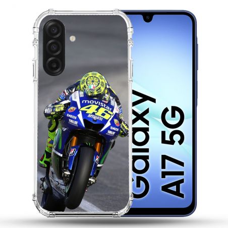 Coque Renforcée Pour Samsung Galaxy A17 5G Moto Course GP Wheeling 46