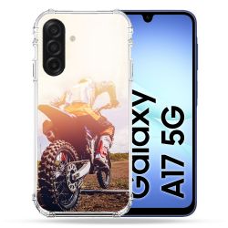 Coque Renforcée Pour Samsung Galaxy A17 5G Moto Cross Soleil