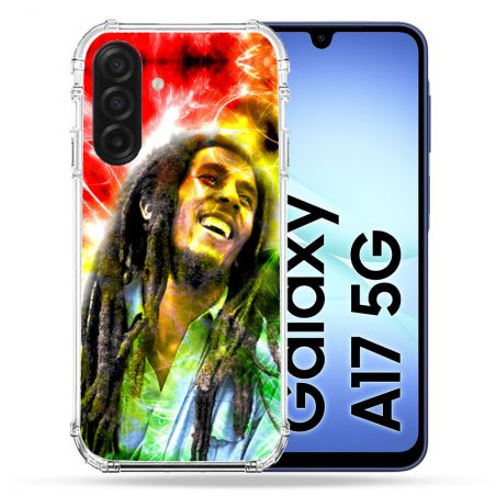 Coque Renforcée Pour Samsung Galaxy A17 5G Musique Bob Marley Color