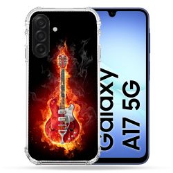 Coque Renforcée Pour Samsung Galaxy A17 5G Musique Guitare Electrique