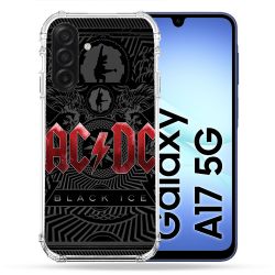 Coque Renforcée Pour Samsung Galaxy A17 5G Musique Rock ACDC Rouge
