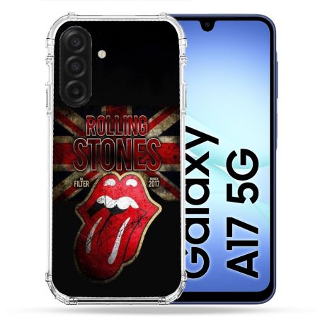 Coque Renforcée Pour Samsung Galaxy A17 5G Musique Rolling Stones
