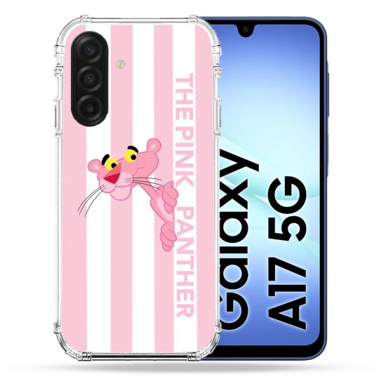 Coque Renforcée Pour Samsung Galaxy A17 5G Panthere Rose