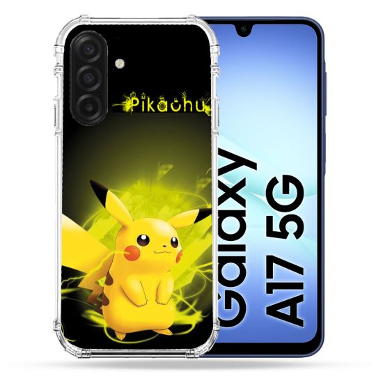 Coque Renforcée Pour Samsung Galaxy A17 5G Pokemon Pikachu Eclair