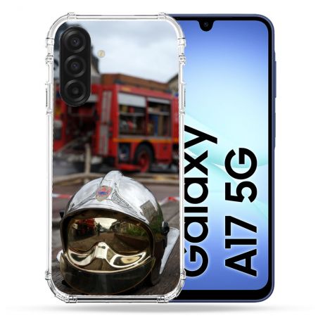 Coque Renforcée Pour Samsung Galaxy A17 5G Pompier Casque Camion