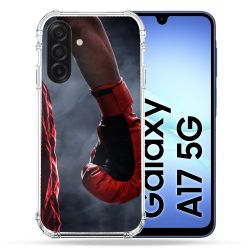 Coque Renforcée Pour Samsung Galaxy A17 5G Sport Boxe Gant Rouge